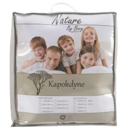 Kapok dyne - Økologisk og allergivenlig helårsdyne med naturligt fyld - 200x220 cm - Nature By Borg kapokdyne