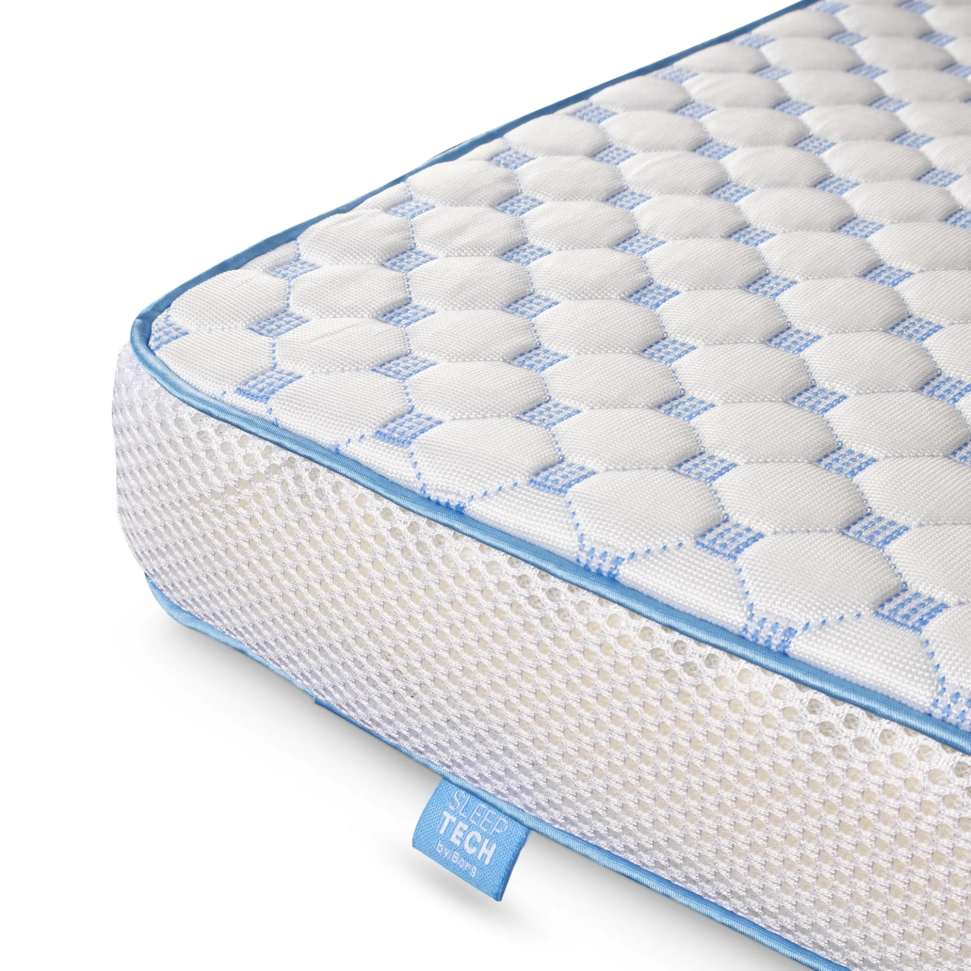 Kølende H-split topmadras - 160x200 cm 5 cm høj - 5 zoner - Memoryskum topmadras - SLEEP TECH by Borg