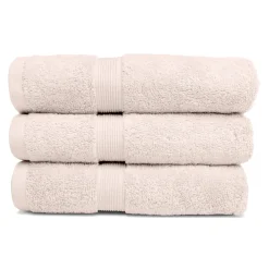 Økologisk håndklæde - 100% GOTS-certificeret bomuld - Gæstehåndklæde 40x60 cm - Beige