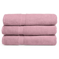 Økologisk håndklæde - 100% GOTS-certificeret bomuld - Badelagen 100x150 cm - Rosa