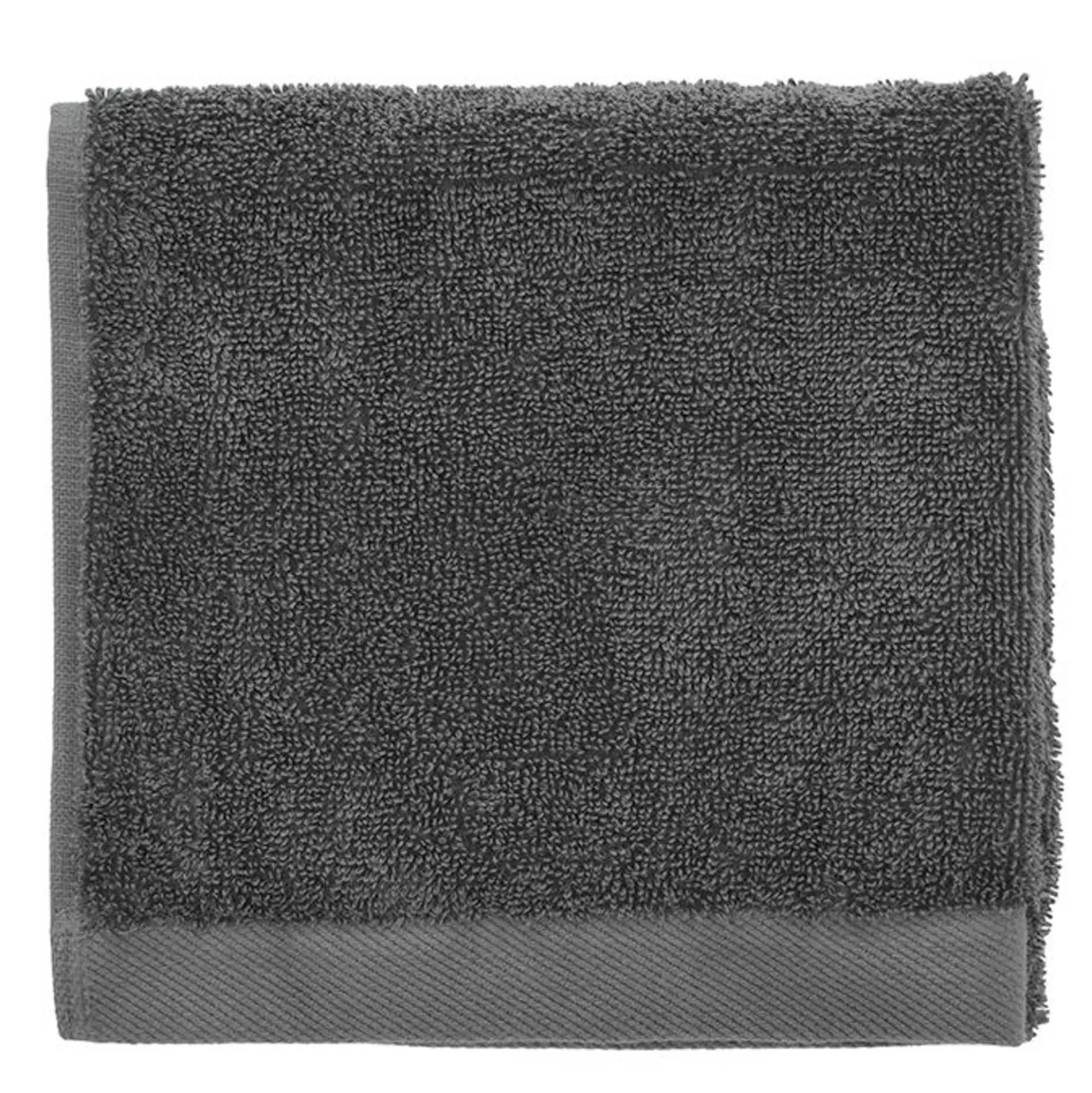Økologisk håndklæde - 100% økologisk bomuld - Gæstehåndklæde grå 40x60 cm - Södahl Organic Comfort - Ash