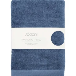 Økologisk håndklæde - 100% økologisk bomuld - Badehåndklæde blå 70x140 cm - Södahl Organic Comfort - Linen Blue