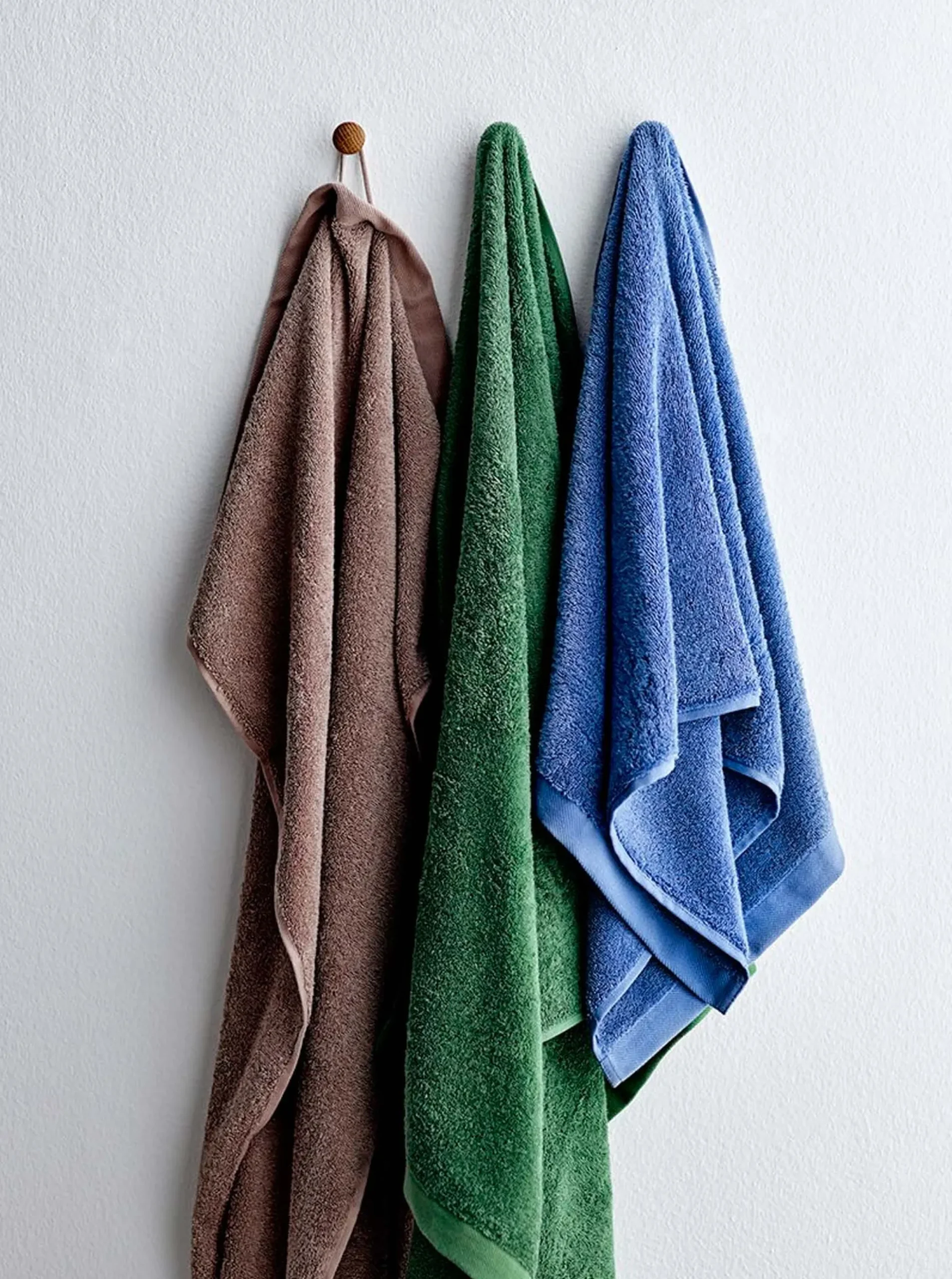 Økologisk håndklæde - 100% økologisk bomuld - Badehåndklæde blå 70x140 cm - Södahl Organic Comfort - Linen Blue