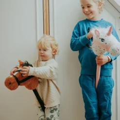Kæphest 75 cm - Mørkebrun - Til rolleleg
