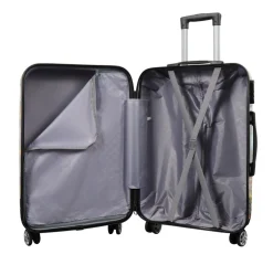 Kuffert - Hardcase kuffert - Str. Medium - Kuffert med motiv - Union Jack - Eksklusiv letvægt rejsekuffert