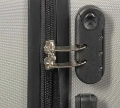 Kuffert - Hardcase - Str. Medium - Diamant grå - Smart billig rejsekuffert