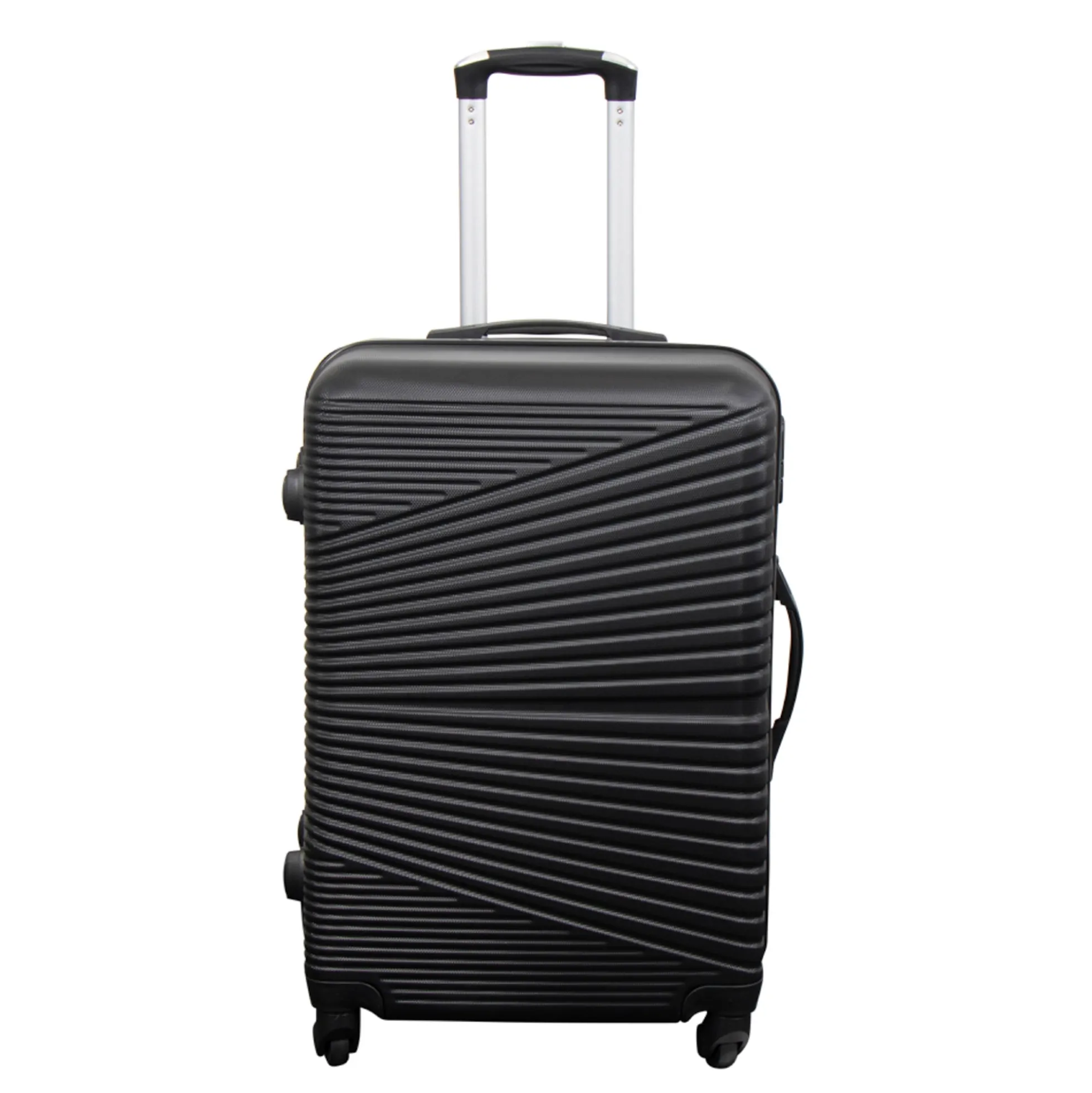 Kuffert tilbud - Hardcase - Str. Medium - Nordic sort - Smart rejsekuffert