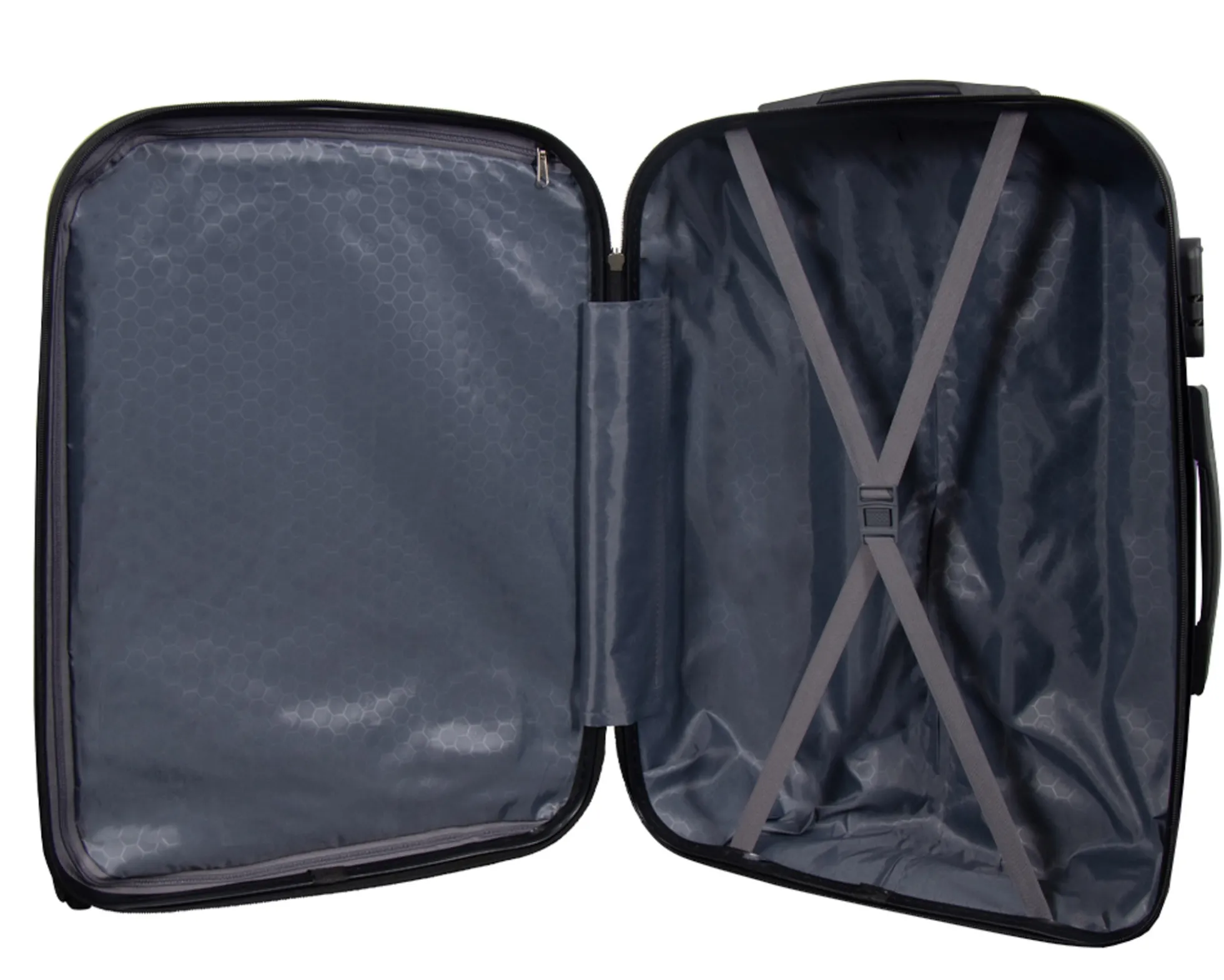 Kuffert tilbud - Hardcase - Str. Medium - Nordic sort - Smart rejsekuffert