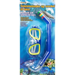 Maske og snorkel sæt - Svømmemaske og snorkel til børn - Blå