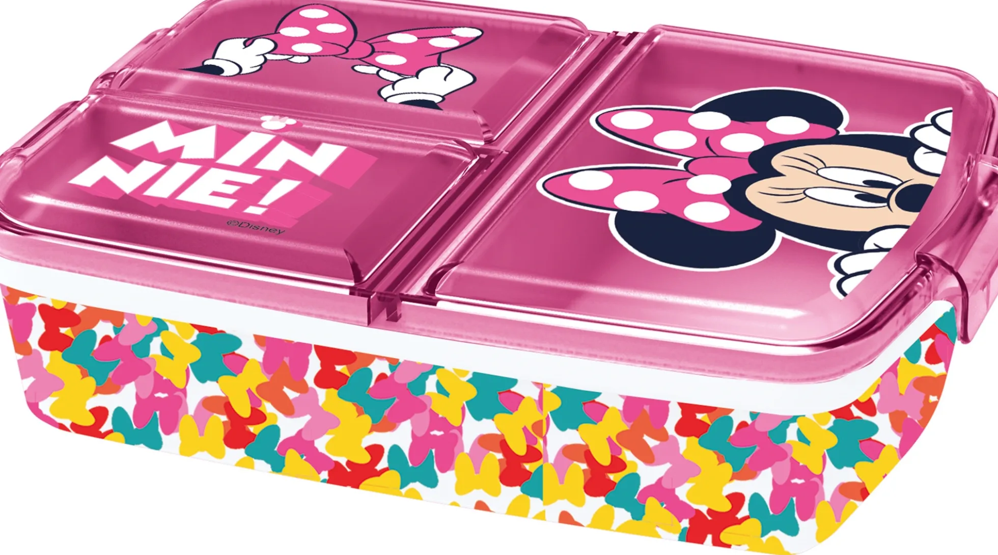 Minnie Mouse madkasse - Børnemadpakke med 3 rum