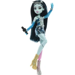 Monster High Skulltimate Secrets Frankie Stein dukke og tilbehør - Hauntlywood Mysteries - 30 cm
