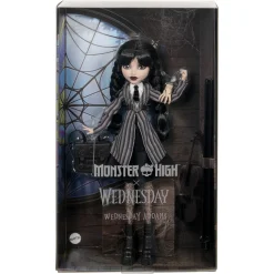 Monster High x Wednesday - Wednesday Addams samlerdukke - 30 cm