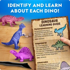 National Geographic mini dinosaur udgravningssæt - 6x3x9 cm - assorteret