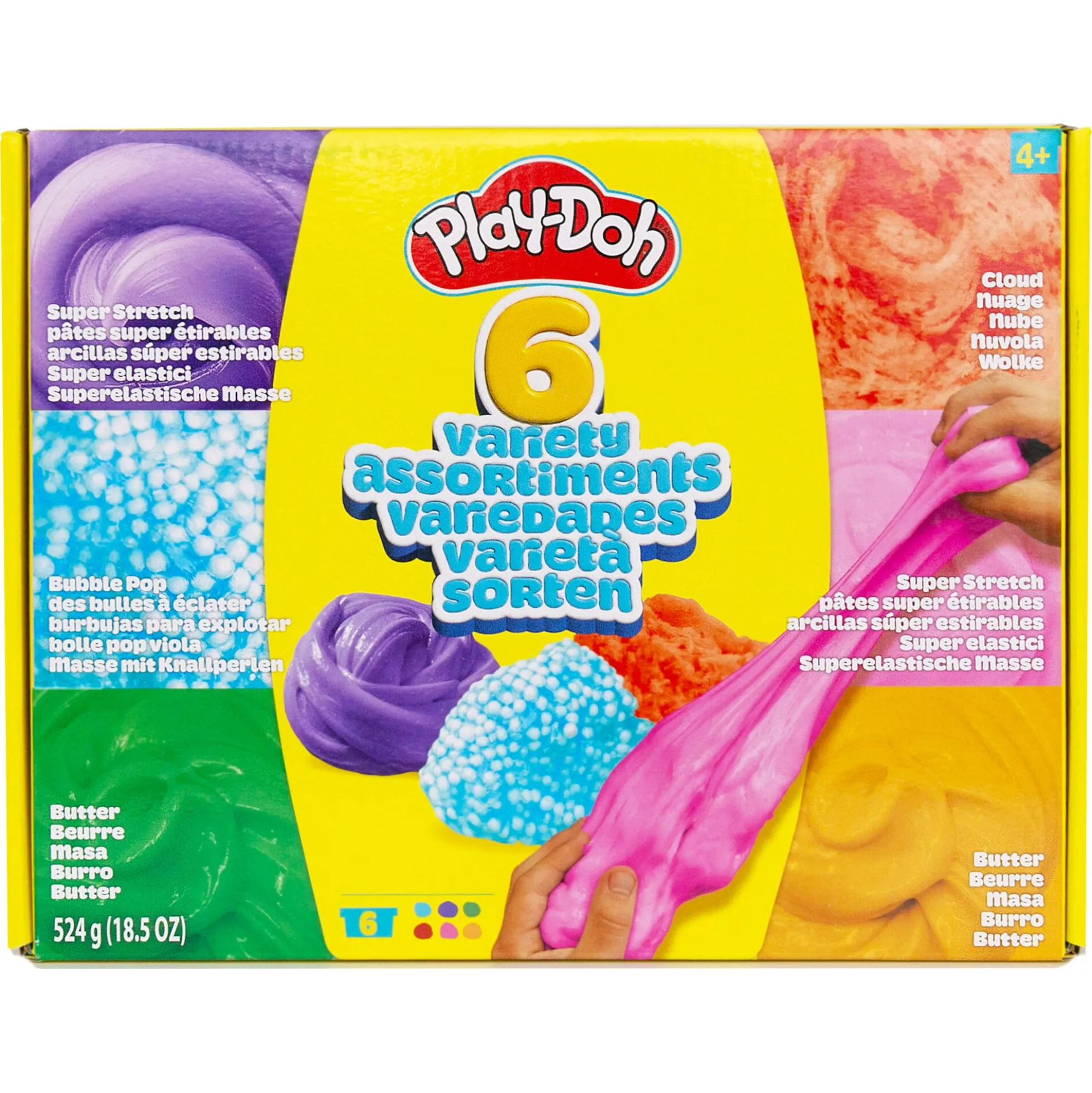 Play-Doh Mix & Play sansemasse - 6 bøtter