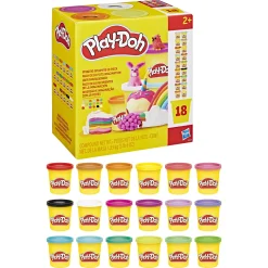 Play-Doh modellervoks Imagine Anything kæmpe sæt med 18 bøtter - 1,53 kg