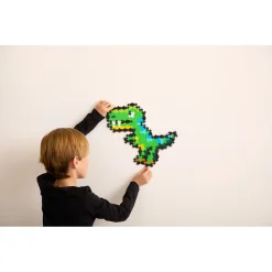 Plus-Plus Puzzle By Number med T-Rex i 2D og 3D - 250 dele