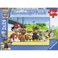 Puslespil med Paw Patrol - 2x24 brikker