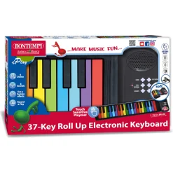 Rullekeyboard med optage funktion og lyd - 37 tangenter - Bontempi musiklegetøj