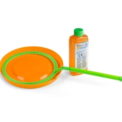 Sæbeboblesæt 250 ml - Sæbebobler til børn og leg - Orange