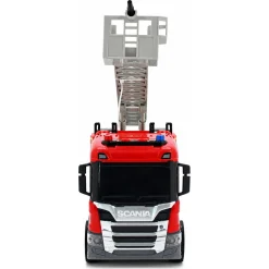 Scania brandbil med stige, lys og lyd - 31x10x16,3 cm