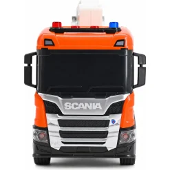 Scania lastbil med kran og tilbehør, lys og lyd - 41x9,5x15 cm