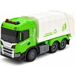 Scania skraldebil med lys og lyd - 28x10x13 cm