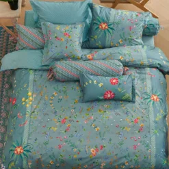 Sengetøj 140x200 cm - 100% bomuldspercale - Pip Studio - Petit Fleurs Blue
