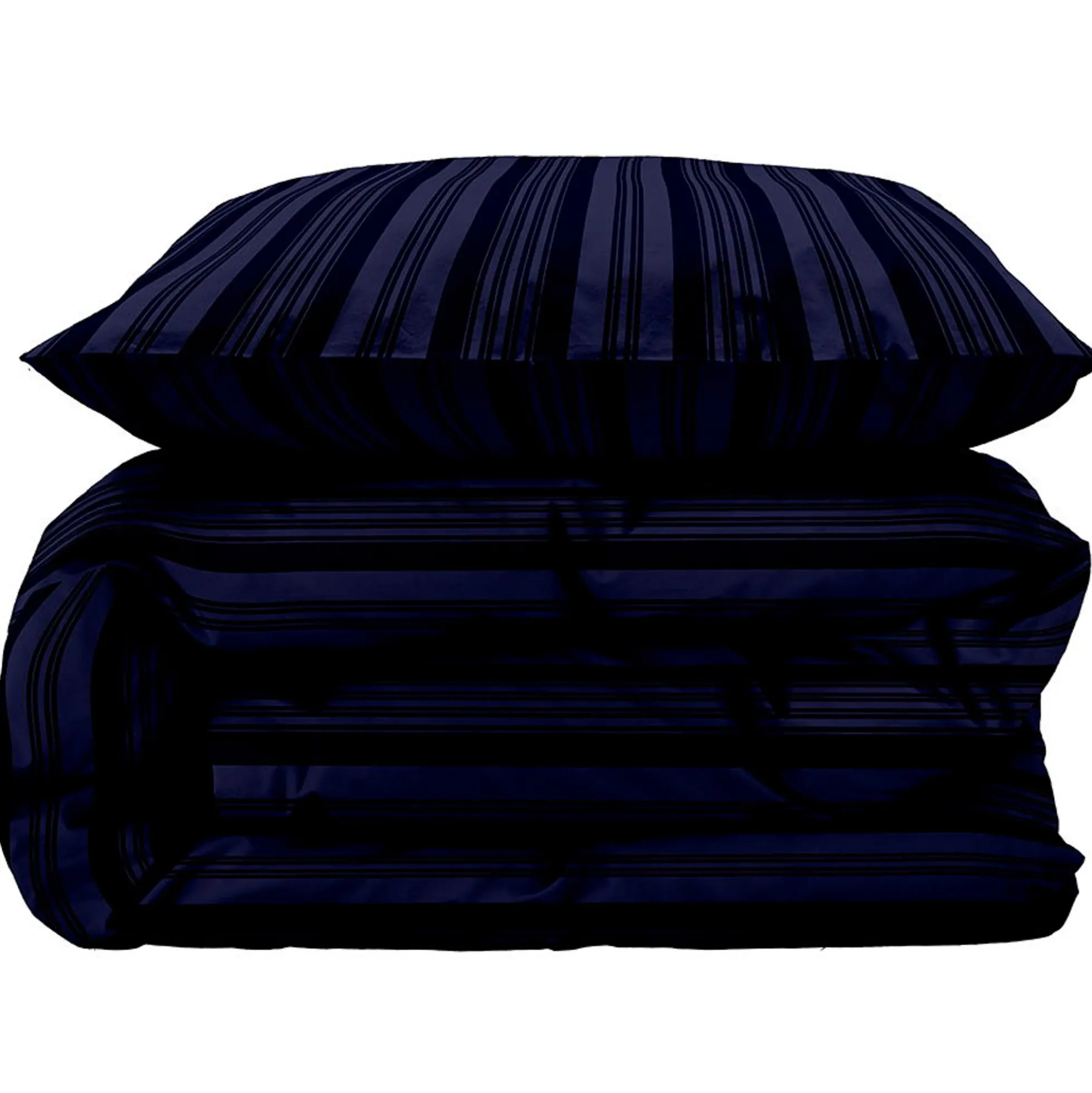 Sengetøj 140x220 cm - 100% Damaskvævet bomuldssatin - Södahl Noble - Blåt