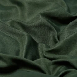 Sengetøj 140x220 cm - Microfiber - Ensfarvet mørkegrøn
