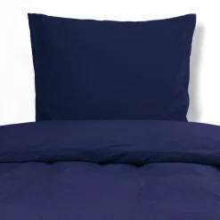 Sengetøj 140x220 cm - Stonewashed - Firm deep blue
