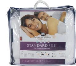 Silkedyne helårsdyne - 100% mulberry silke - 150x210 cm - Nordic Comfort silke dyne