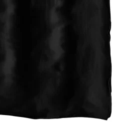 Silke sengetøj 200x200 cm - Ensfarvet sort sengetøj til dobbeltdyne - 100% Silke - Butterfly Silk