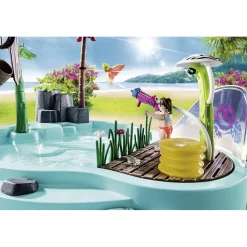 Sjov pool med vandpistol - PL70610 - PLAYMOBIL Family Fun