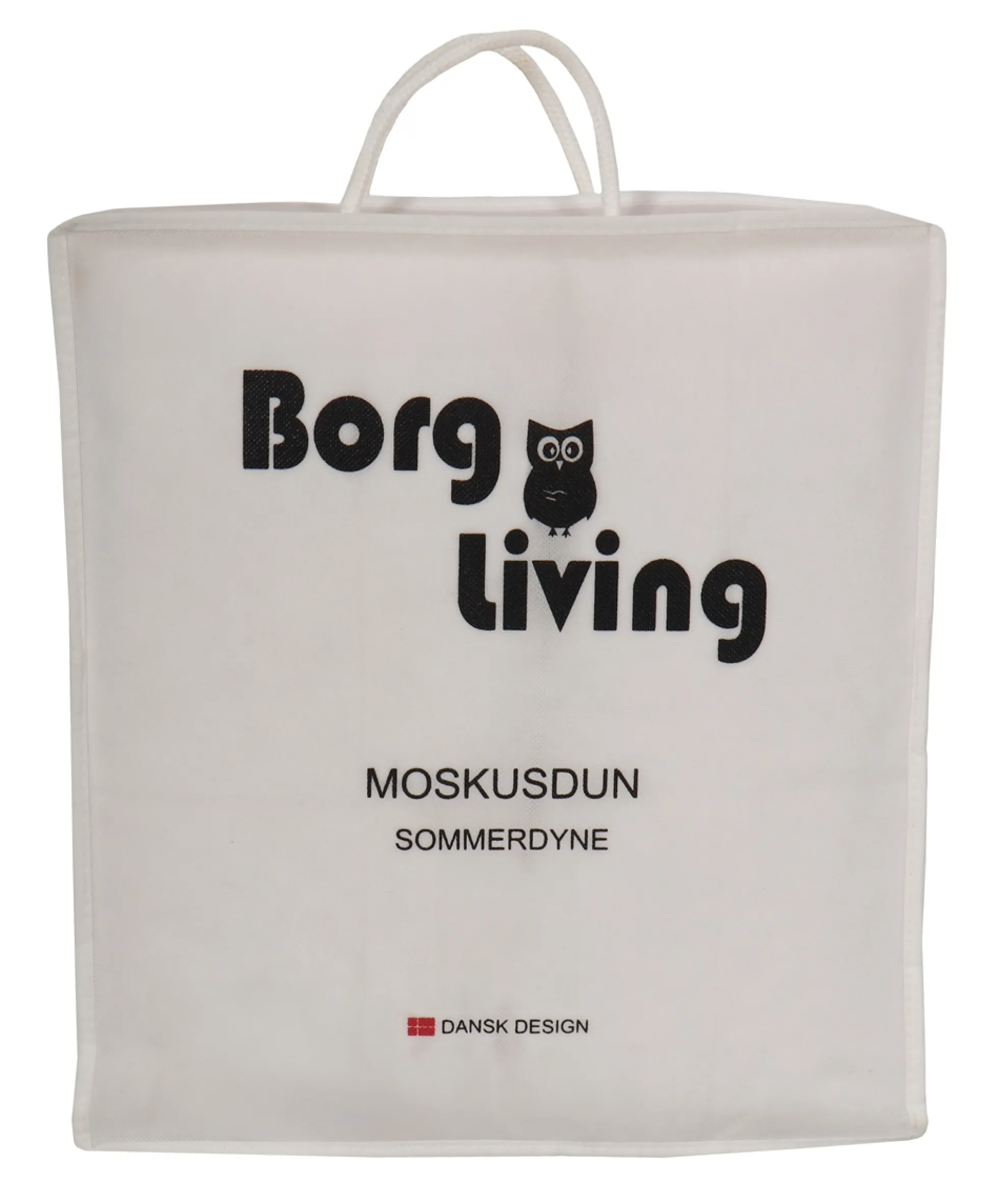 Sommerdyne - 100% Rene hvide moskusdun - 200x200 cm - Let og luftig sommer dundyne fra Borg Living