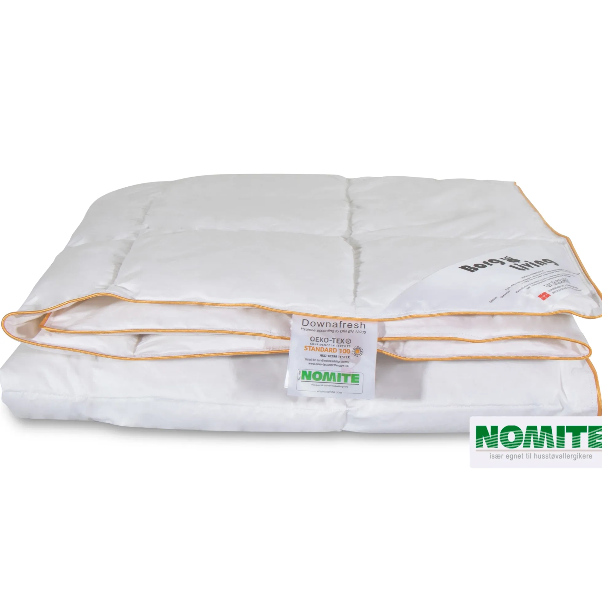 Sommerdyne - 100% Rene hvide moskusdun - 140x200 cm - Let og luftig - Borg Living