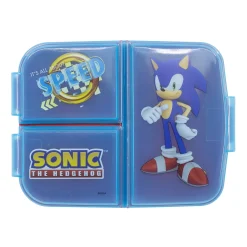Sonic madkasse - Børnemadpakke med 3 rum