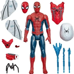 Spider Man actionfigur med Web Tech udstyr og tilbehør - 30 cm