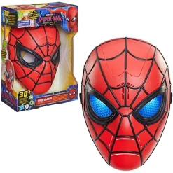 Spider Man maske med lys, lyd og stemmeeffekter til udklædning