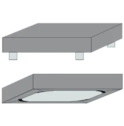 Splitlagen - U-split - 160x200 cm - Sort - 100% Bomuld jersey lagen - Stræklagen til elevationsseng