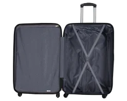 Stor kuffert - Diamant lilla - Hardcase kuffert - Billig smart rejsekuffert