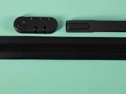 Stor kuffert - Diamant turkis - Hardcase kuffert - Smart rejsekuffert