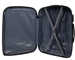 Stor kuffert - Nordic sort - Hardcase kuffert - Smart rejsekuffert