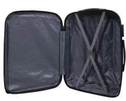 Stor kuffert - Silver lines - Hardcase kuffert - Smart rejsekuffert