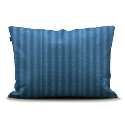 Stribet sengetøj 140x200 cm - Toloma Nordic Blue - Sengesæt med 2 i 1 design - 100% Bomuldssatin - Marc O'Polo