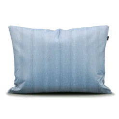 Stribet sengetøj 140x200 cm - Toloma Nordic Blue - Sengesæt med 2 i 1 design - 100% Bomuldssatin - Marc O'Polo