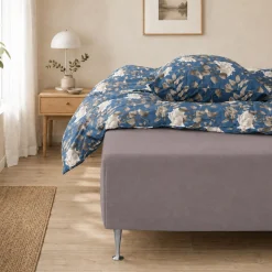 Stræklagen 70x160 cm - Gråt jersey lagen til juniorseng