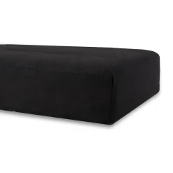 Stræklagen 60x120 cm - Sort - Bomulds faconlagen til babymadras