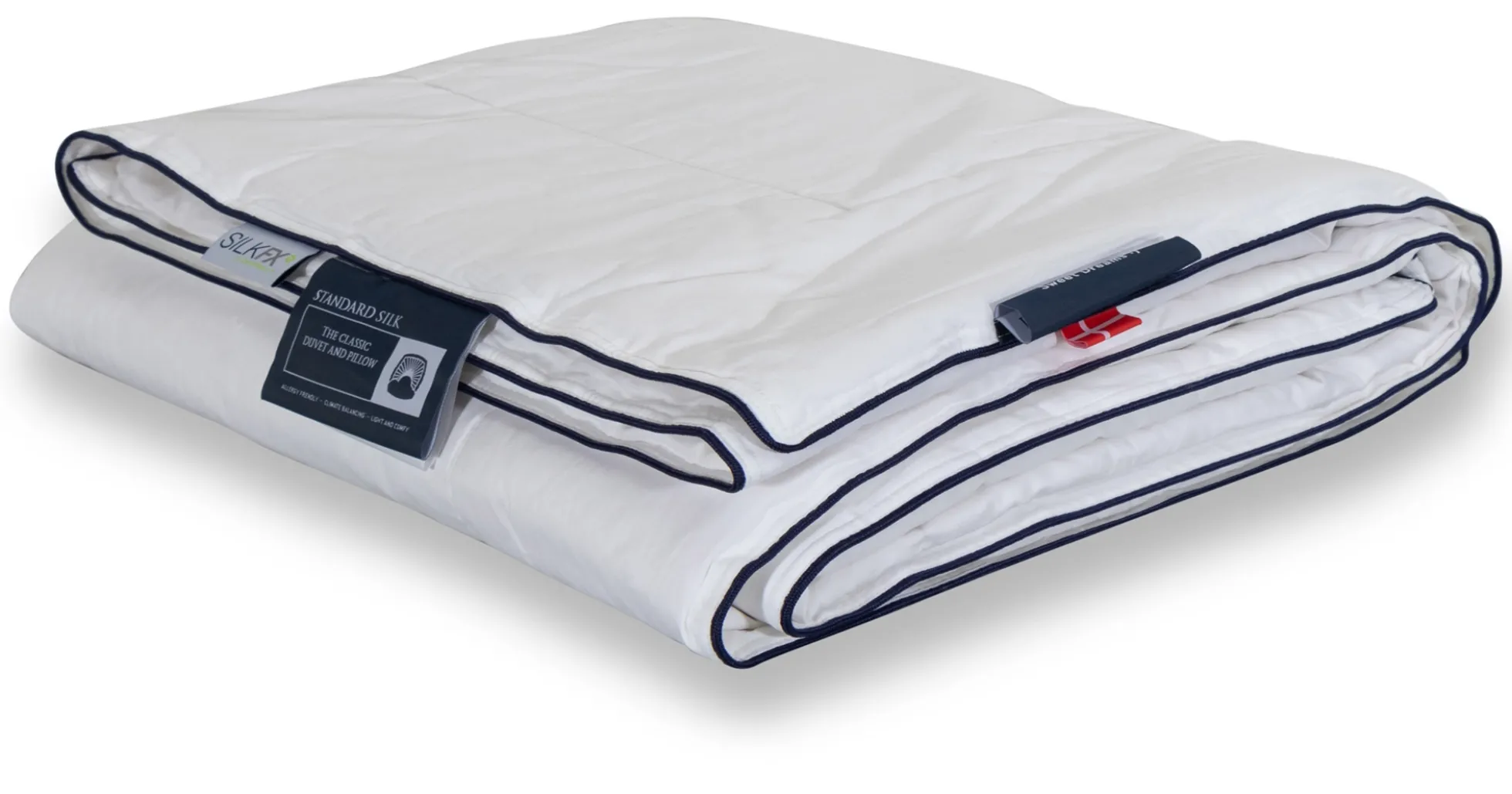 Sval sommer dyne - Silkedyne med 100% mulberry silke - 140x220 cm - Nordic Comfort dyne