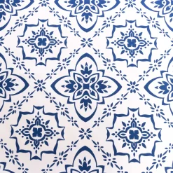 Tekstil voksdug - 140 cm bred - 30 meters rulle - Blue Pattern - Voksdug med akrylbelægning