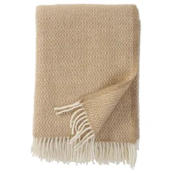 Uldplaid - 130x200 cm - 100% Lammeuld - Sorbet Sandy Beach
